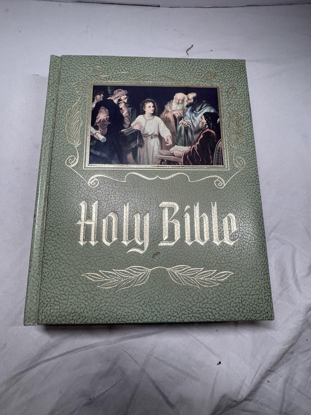Vintage Holy Bible King James Version Red Letter Master Reference Ed. Heirloom